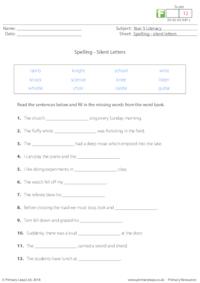 Spelling - silent letters 2