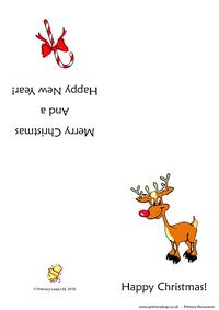 Christmas card -  Rudolph