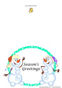 Christmas card -  Season's greetings