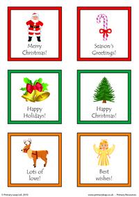 Christmas - Printable gift tags 1