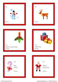 Christmas - Printable gift tags 2