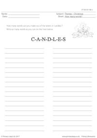 Candles- How Many Words?