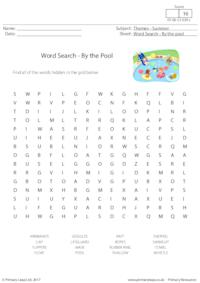 Word Search - By The Pool
