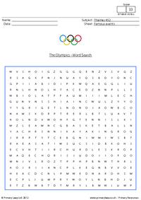 The Olympics - Word Search